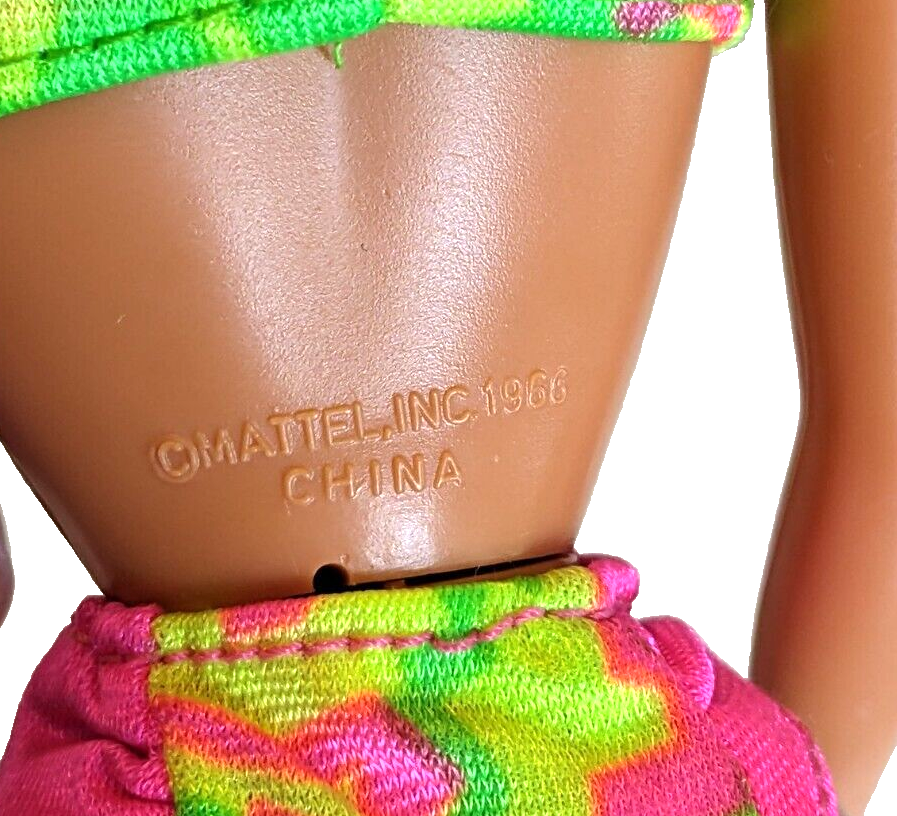 Vtg HAWAIIAN FUN BARBIE Doll Z Eyes 1990 Mattel #5940