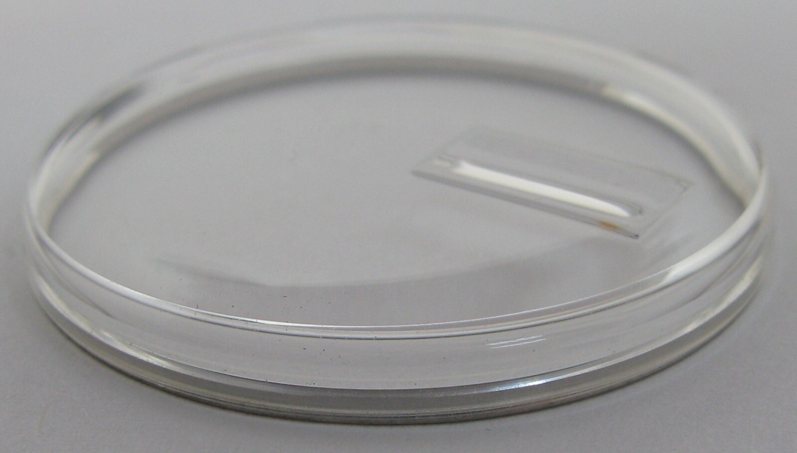 Omega Watch Crystal / Acrylic 5123 32.95 mm day date cyclops silver tension ring