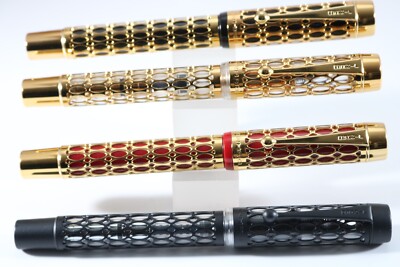 Jinhao Nr. 100 Century Gitter mittlere Füllfederhalter, 4 Oberflächen, UK Verkäufer