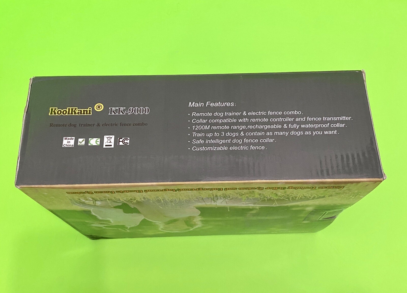 bark collar electric fence combo