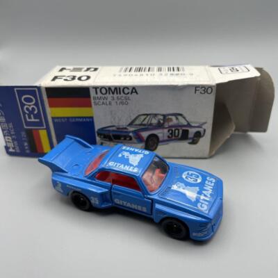 Tomy Tomica BMW 3.5 CSL No.F30 Blue Box Vintage model car | eBay Tomy Tomica BMW 3.5 CSL No.F30 Blue Box Vintage model car | eBay