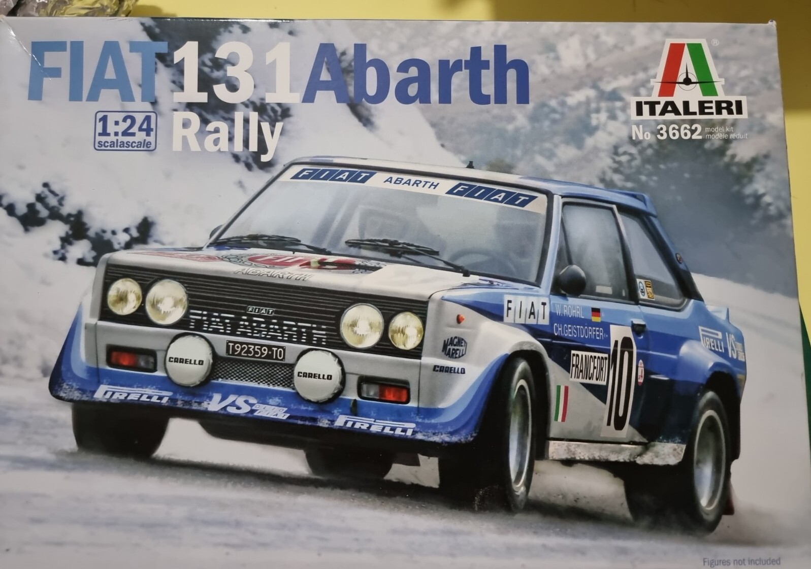 ITALERI 1/24 FIAT 131 ABARTH RALLY MONTECARLO 1980 - Kit 3662