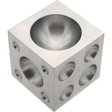 Steel Dapping Block 2 1/2" Jewelers Doming Forming Jewelry Repair Tool