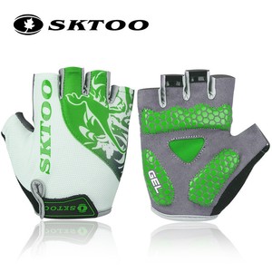 green bike gloves