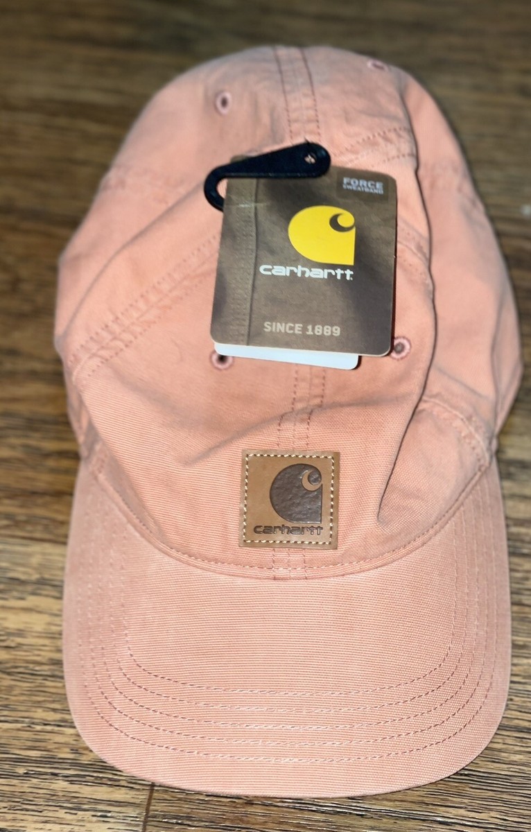 Carhartt Cap Hat Cotton Adjustable Strap Orange Peach Color  display picture 2
