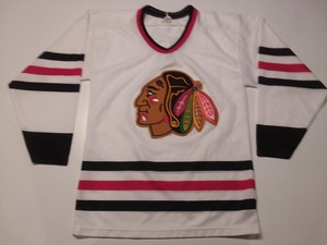 blackhawks white jersey