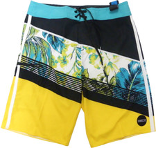 O'Neill East Wind Board Shorts - NWT Mens Size 32 Black / Multi - 46848-E3