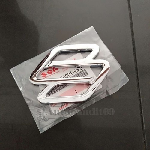 SUZUKI VITARA ESCUDO SIDEKICK FRONT GRILL EMBLEM LOGO S 77811-60G01-0PG GENUINE - Picture 4 of 6