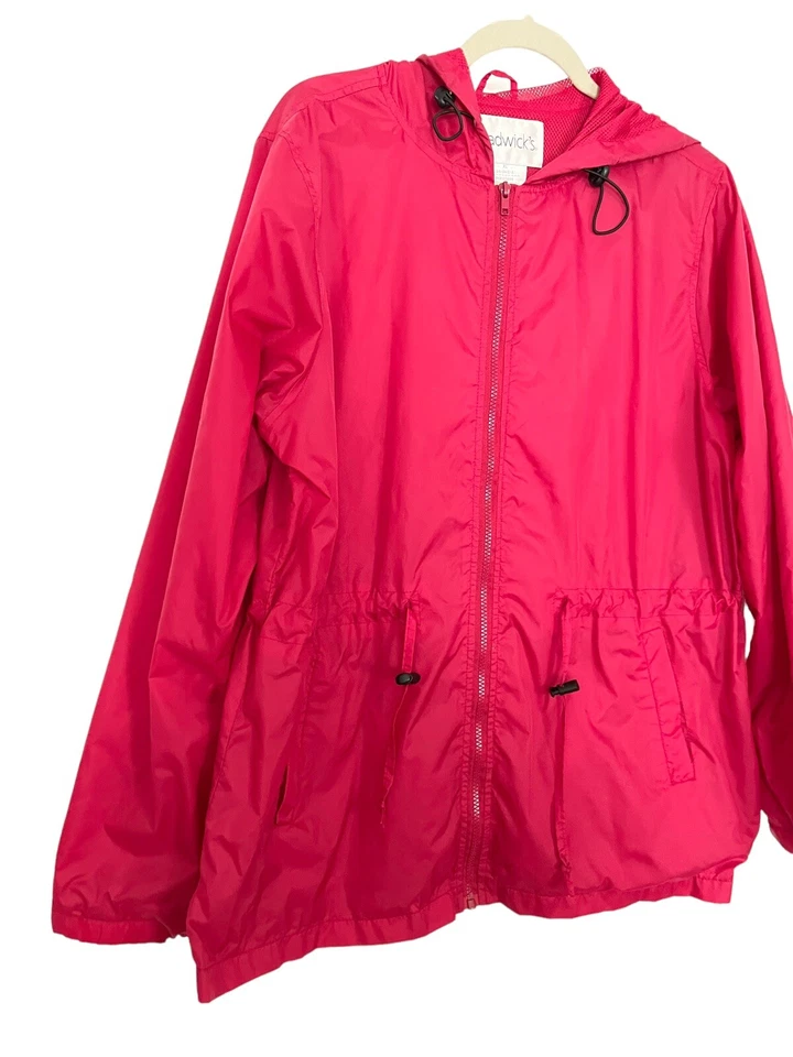 Chadwicks of Boston Mujer’s Vintage Chaqueta Cortavientos con Capucha Ajustable XL Foto 3 de 4