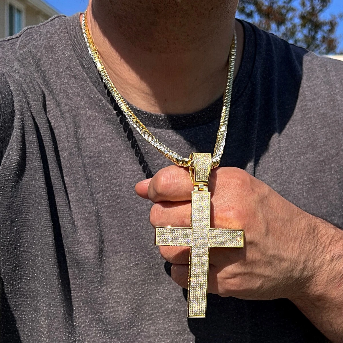 Big gold store plated pendants