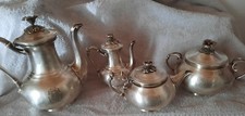 Christofle Kaffee und Tee Service versilbert, ca 1850