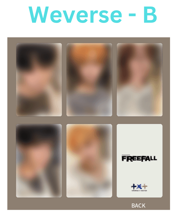 TXT The Name Chapter: FREEFALL Japan Weverse / UMS POB Lucky TXT The Name Chapter: FREEFALL Japan Weverse / UMS POB Lucky
