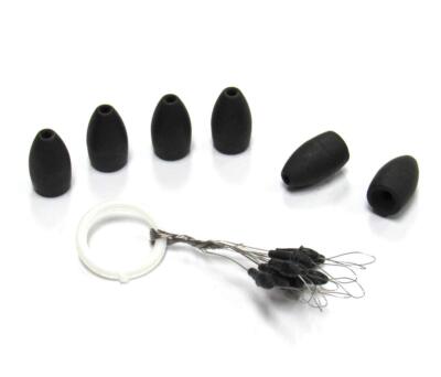 Harmony Fishing - Tungsten Flipping Weights Chip-Proof Oxide Coated for bass ...