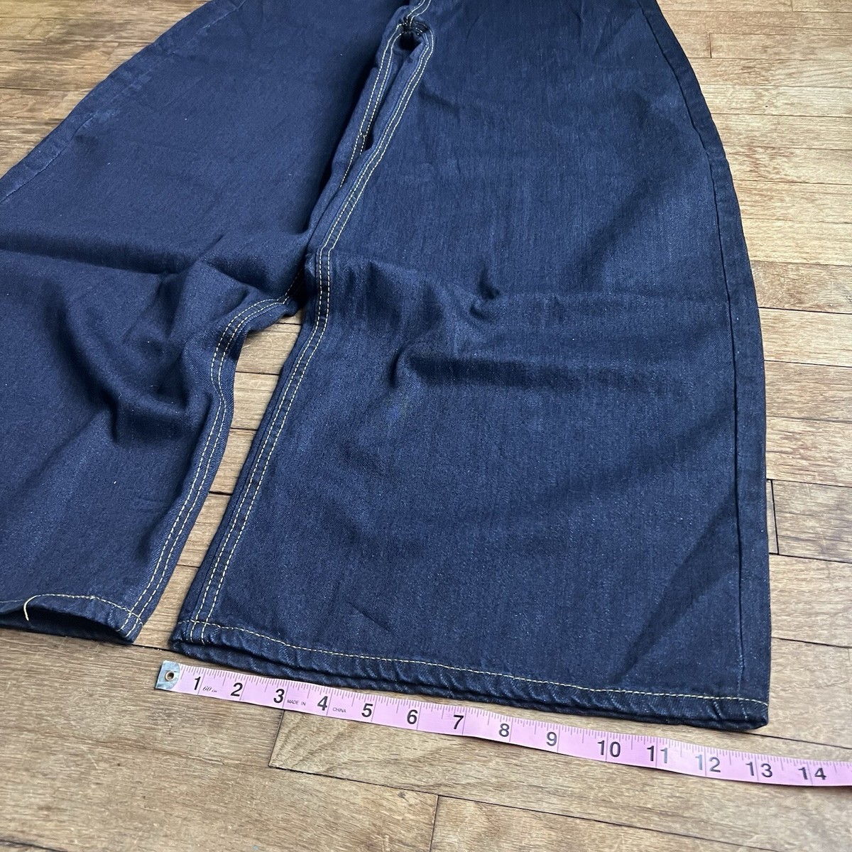 y2k vintage baggy raw Denim wide leg faded skater denim