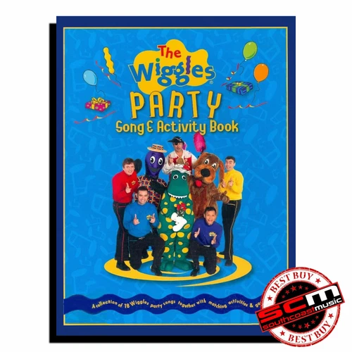 The Wiggles Party Song & Activity Book - 18 Wiggles Songs -Music and words