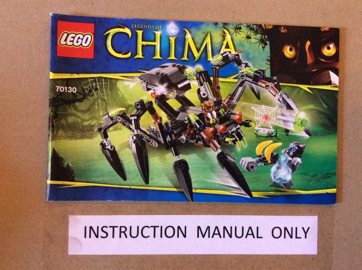 New Lego Instruction Manual ONLY for Chima Sparratus' Spider