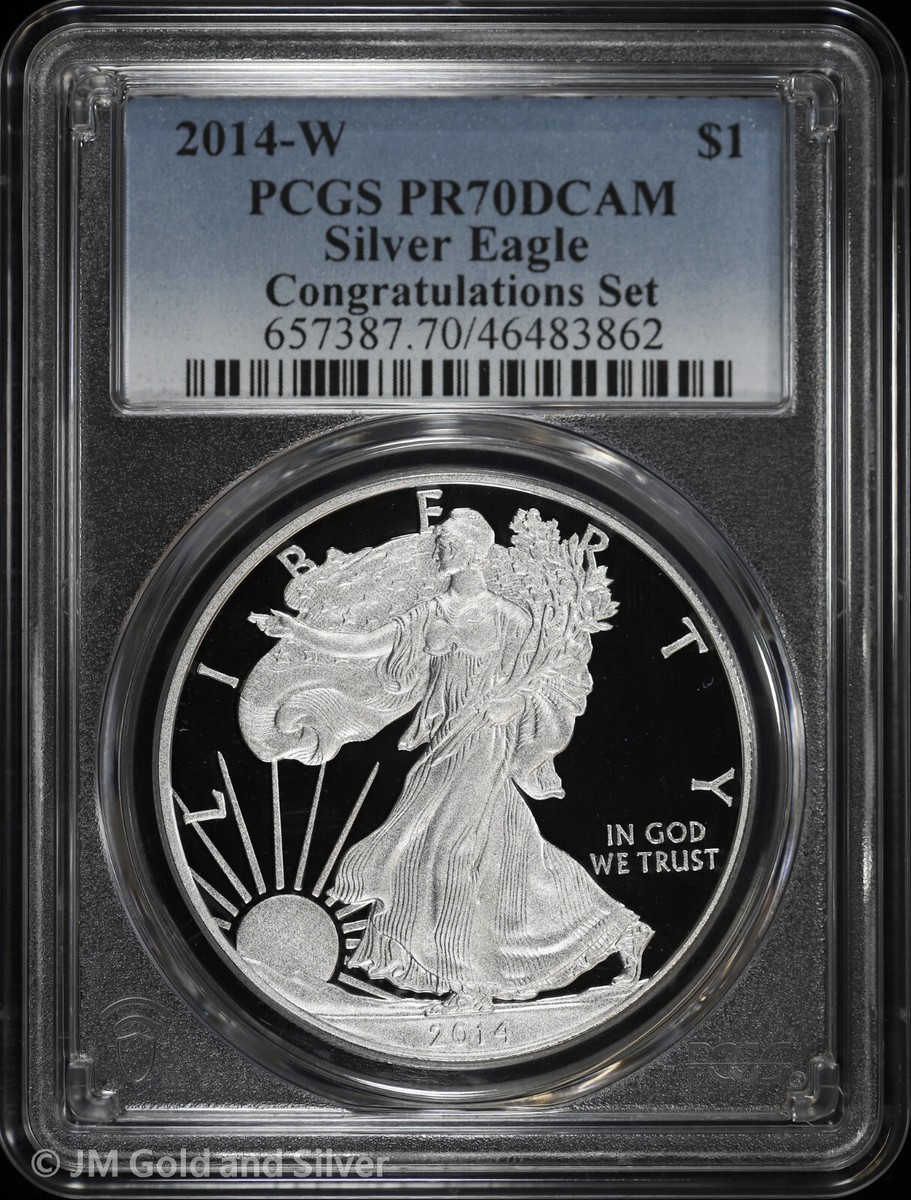 2014-W Proof American Silver Eagle PCGS PR 70 DCAM | Top Pop 2014-W Proof American Silver Eagle PCGS PR 70 DCAM | Top Pop