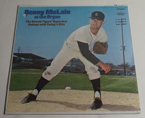 Denny McLain at the organ Detroit Tigers Vinyl Record 1968 LP St-2881