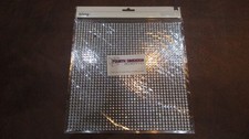Bling Crystal Rhinestone Sheet Self Adhesive, Glitter Gem 10 X 10" Sheet