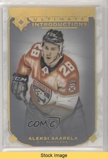 2019-20 Upper Deck Ultimate Collection Introductions Aleksi Saarela READ 01ks