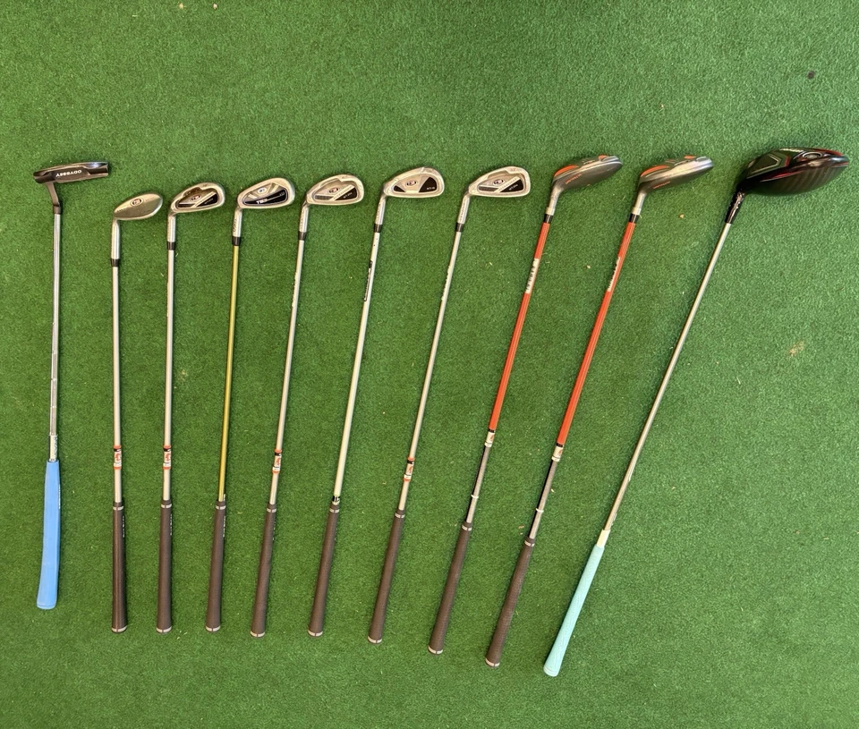 "Juego de golf para niños de Estados Unidos con conductor Callaway y putter para zurdos 51"" 10 clubes" Foto 3 de 4