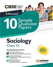Arihant CBSE Sample Question Paper Class 12 Sociology Book for 2024 Exam (Paperb