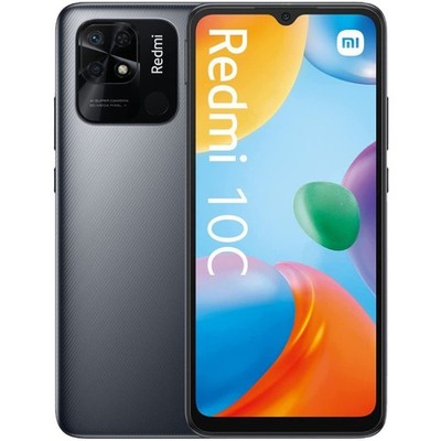 Xiaomi Redmi 10C Dual-SIM 64GB Graphite Gray Android Smartphone 6,7 Zoll