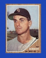 1962 Topps Set-Break #  8 Ray Herbert EX-EXMINT *GMCARDS*