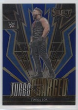 2024 Panini Select WWE Turbo Charged Blue Prizm 40/49 Tonga Loa #6 0yx7
