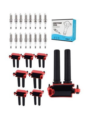 UF504 Ignition Coil Pack Iridium Spark Plug For Chrysler 300 Aspen,For Dodge ...