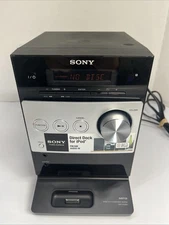 Sony CMT-FX300i Stereo System Micro AUX iPod Dock CD No Remote  No Speakers