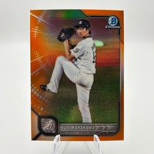 2022 Bowman NPB Nippon Professional Baseball ORANGE /25 Yuki Karakawa #126