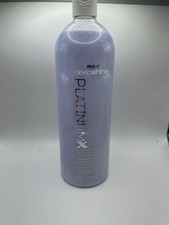 Rusk Platinum X Conditioner 33.8 OZ Deepshine Brightening boost for platinum