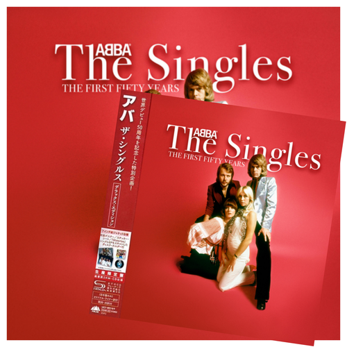 ABBA: The Singles (The First Fifty Years) Japan 7" Deluxe 2xSHM-CD + Megajacket