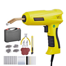 Plastic Welder Hot Stapler Kit 1200 Staples Car Bumper Repair Welding Gun Tool