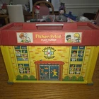Vintage 70's Fisher Price Little People Childrens Hospital Playset #931 NICE SET