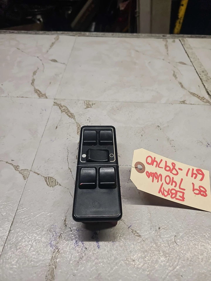 1985-1993 VOLVO 740 760 940 960 MASTER WINDOW DOOR LOCK SWITCH - Image 4 of 4