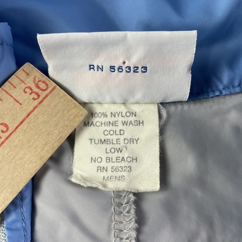 Vintage Nike Sportswear Jacke Herren Large blau grau Pullover Windbreaker 80er USA - Bild 5 von 9