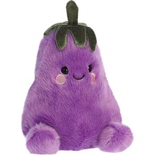 Aurora World Plush - Palm Pals - AUBREY EGGPLANT 5 inch - Stuffed Animal Toy
