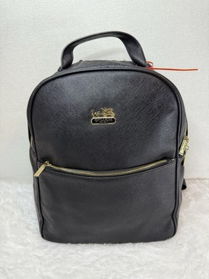 Coach Backpack Gold/Black New With Manufactured Defects