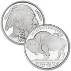 lot of 2 - 1 oz. SilverTowne Silver Round Buffalo / Indian Head Design .999 Fine