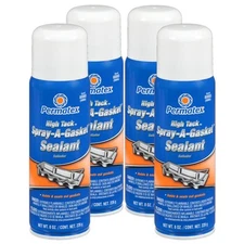 Permatex Adhesive 80065 (4pk); High Tack Spray-A-Gasket 8 oz. Aerosol Can 500°F