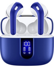 Bluetooth Headphones True Wireless Earbuds 60H Playback LED Power Display