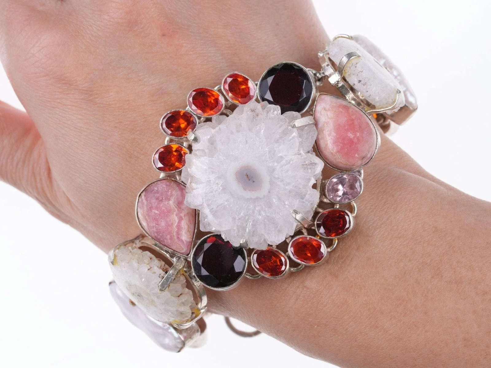 Sterling Multi-Gemstone bracelet - image 1