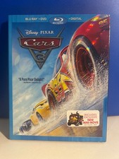 Disney  Cars 3 Blu-Ray  DVD 1080  .w/slip cover  .....Excellent Condition 