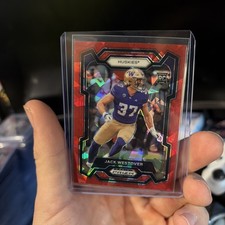 2024 Prizm Draft Picks Jack Westover Red Ice Prizm 