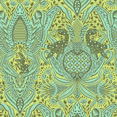 Gift Rapt Lime Tula Pink By the yard x 43 in  True Colors