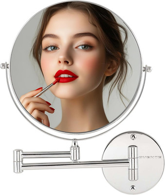 9'' Wall Mounted Makeup Mirror with 1X/10X Magnification, Double Sided Magnifying