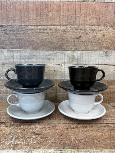 Fiestaware Fiesta Tea Cup and Saucer Set Brand New Homer Laughlin U Choose Color