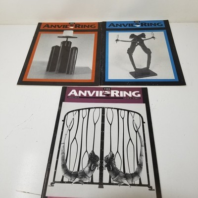 The Anvil's Ring 1992 3 Issues Pipe Forging Power Hammer Restoration Iguana